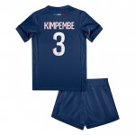 Günstige Fußballtrikots Paris Saint-Germain Presnel Kimpembe 3 Kinder Heimtrikot 2024-25 Kurzarm